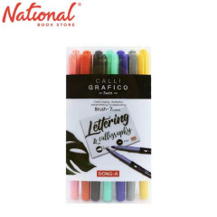 Dong-A Calli Grafico Brush Pens 7 Colors 1156CGB7 - Art...