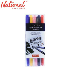 Dong-A Calli Grafico Brush Pens 5 Colors 1156CGB5 - Art Supplies - School Supplies