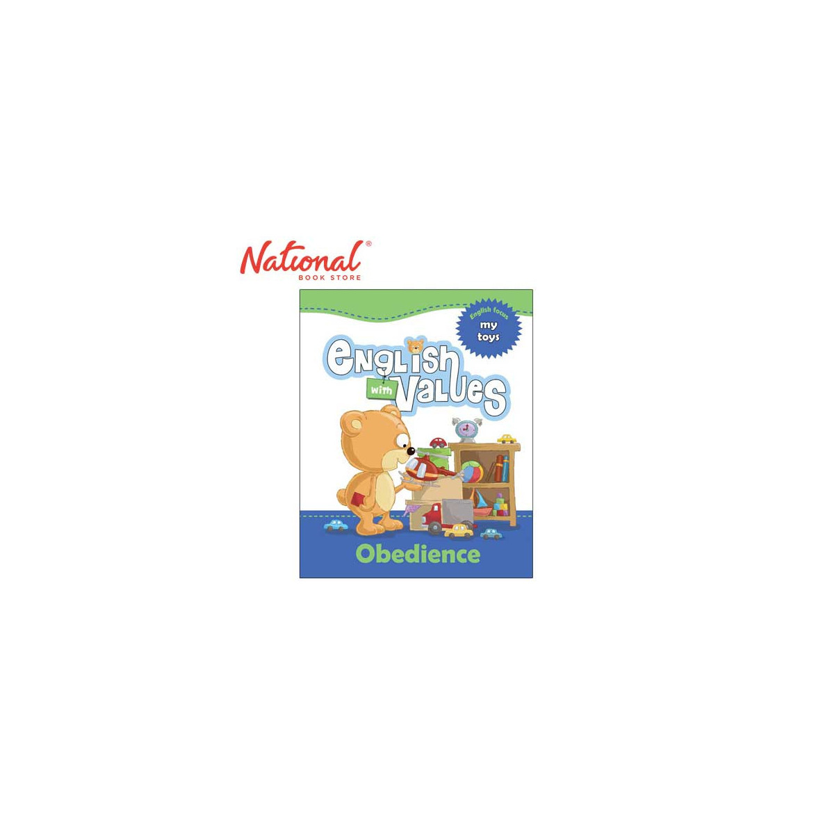 English With Values: Obedience - Trade Paperback - Activity Books for Kids