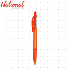Pentel Ifeel-It BX417 Retractable Ballpoint Pen Orange 0.7mm T8001Bx17F - School Supplies