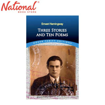 Three Stories And Ten Poems by Ernest Hemingway - Trade Paperback - Poems - Poetry