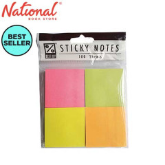 Best Buy Sticky Note Fn5 1.5"x1.5" 75 GSM 100's x 4 Clear...